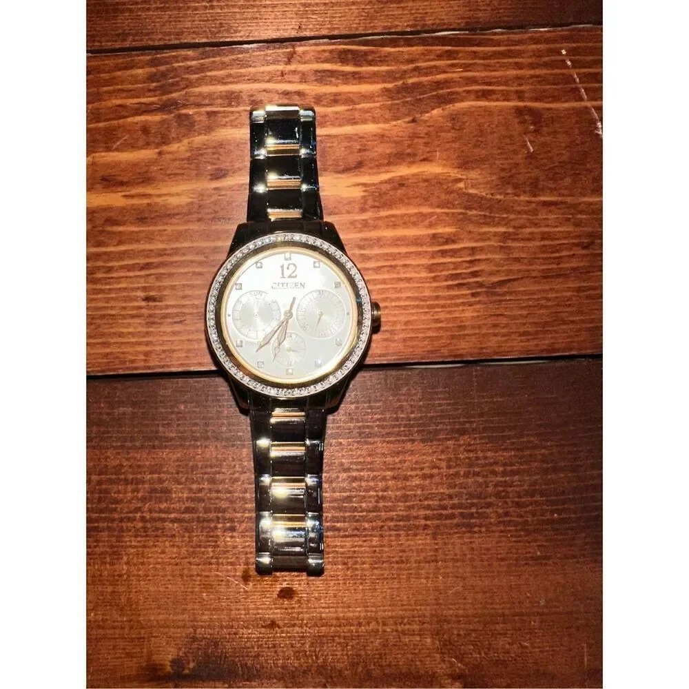 Citizen Eco-Drive Silhouette Two-Tone Rose Gold Watch FD2016-51A